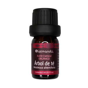 Frasco de aceite esencial de árbol de té (tea tree oil) certificado orgánico, 5 ml