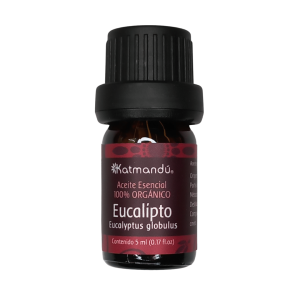 Frasco de aceite esencial de eucalipto certificado orgánico, 5 ml
